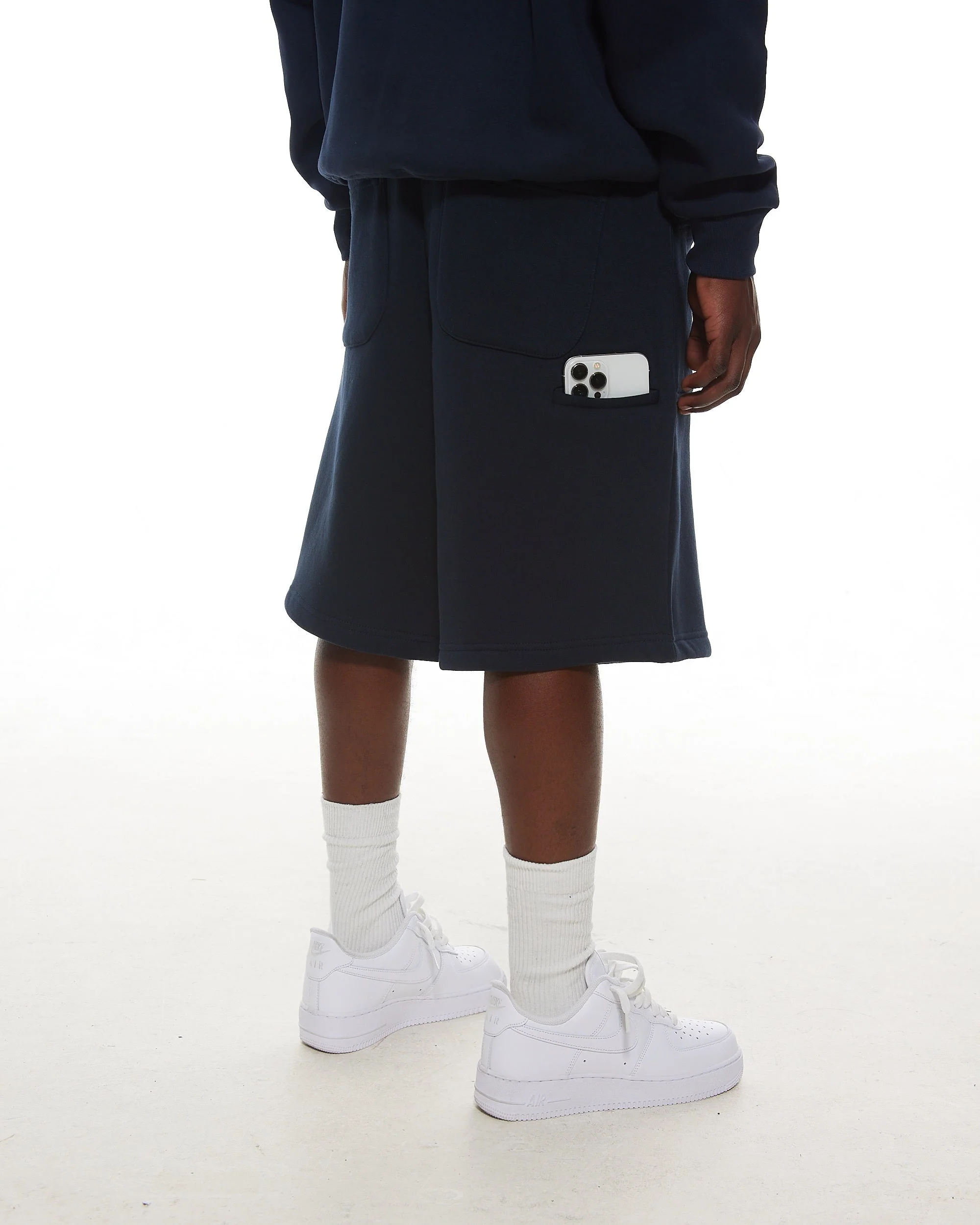 COZY SHORTS - NAVY - Image 5