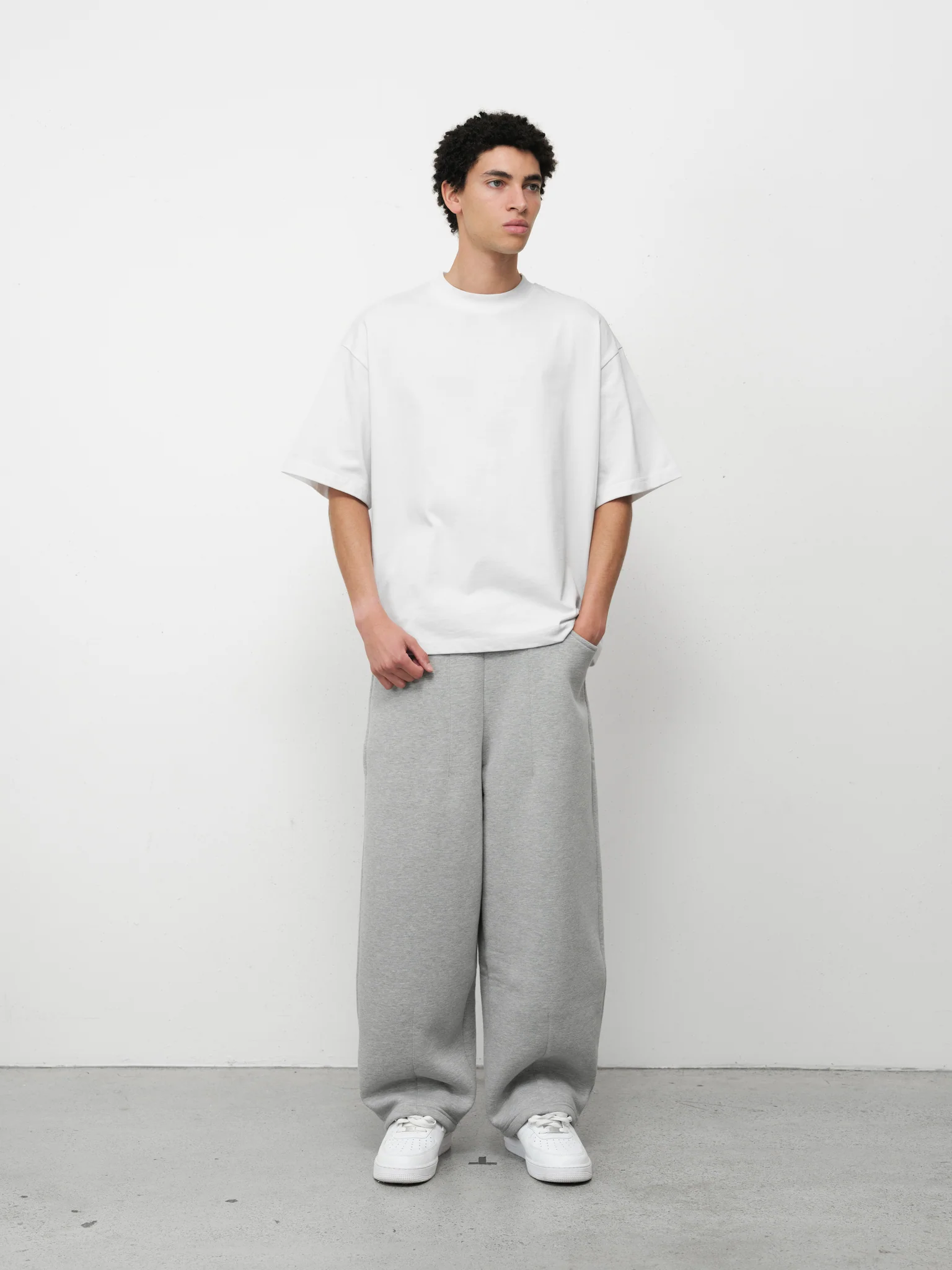 COZY STRAIGHT LEG SWEATS - GREY - Image 6