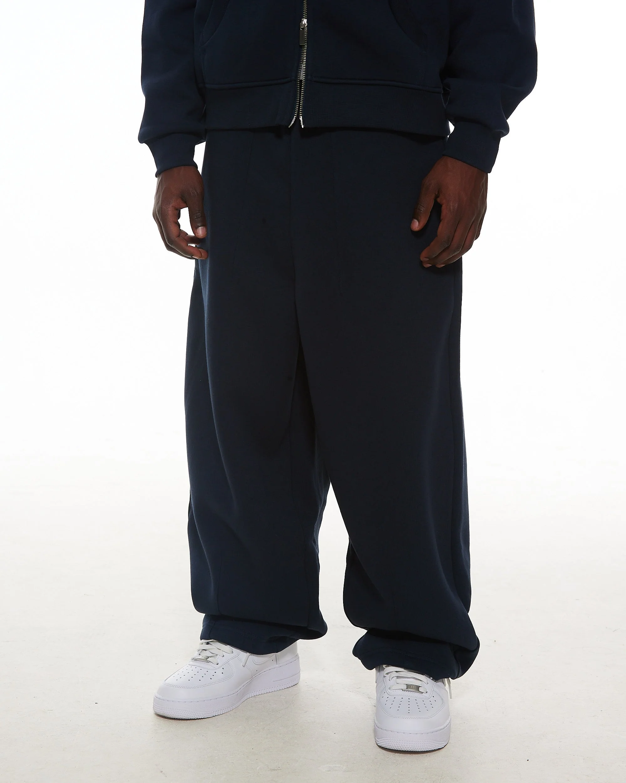 COZY STRAIGHT LEG SWEATS - NAVY - Image 3