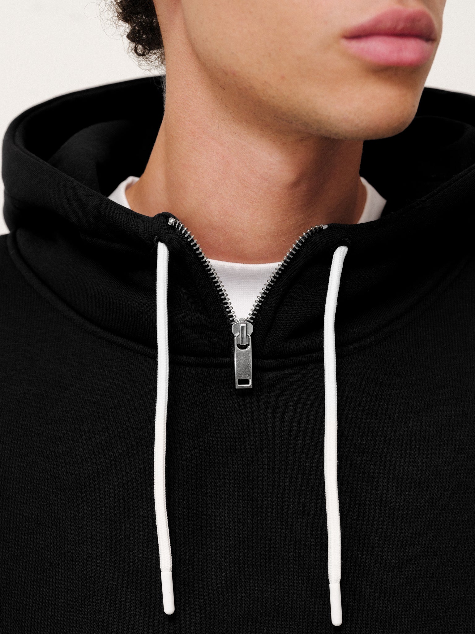 COZY TECH HOODIE - BLACK - Image 4