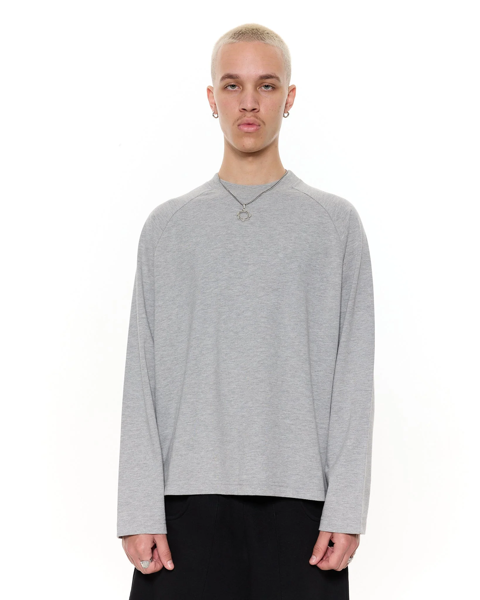 Long Sleeve T-Shirt - Grey - Image 2