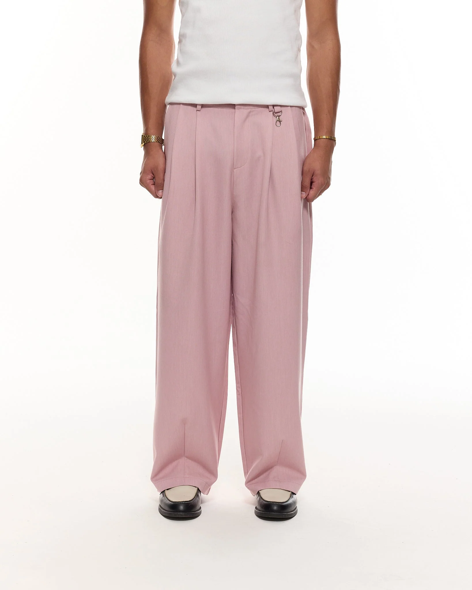 PLEATED PANT - PINK - Image 3