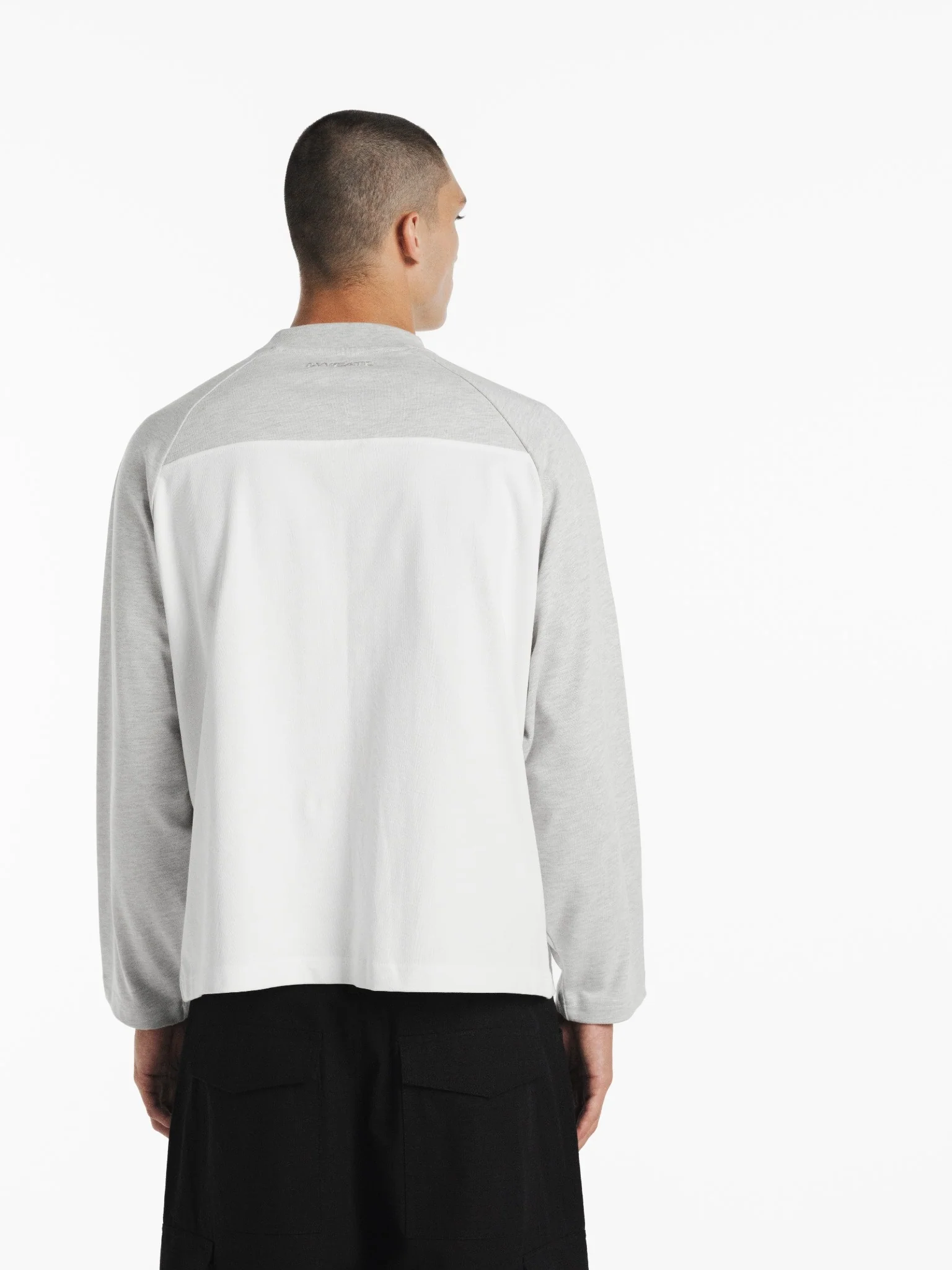 RAGLAN LS T-SHIRT - WHITE/ARCTYC - Image 9