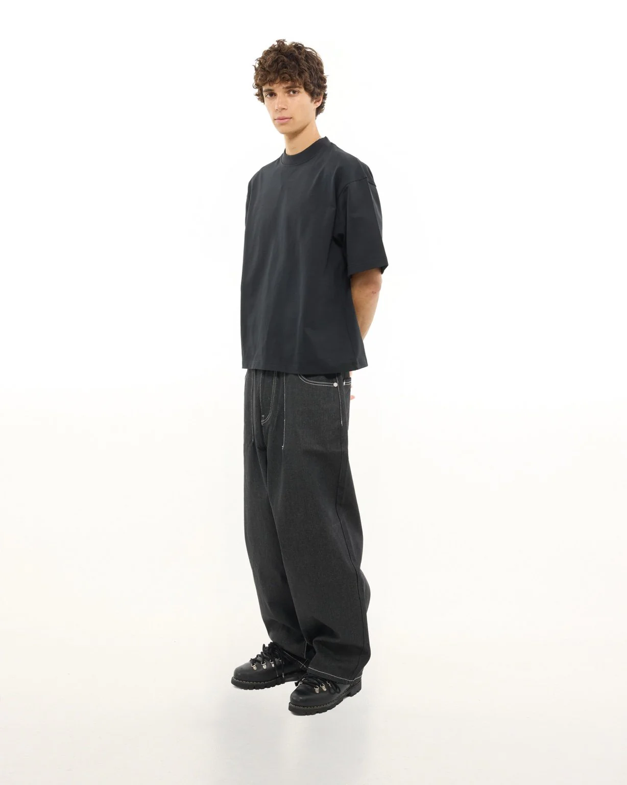 SIGNATURE BLANK T-SHIRT - BLACK - Image 6