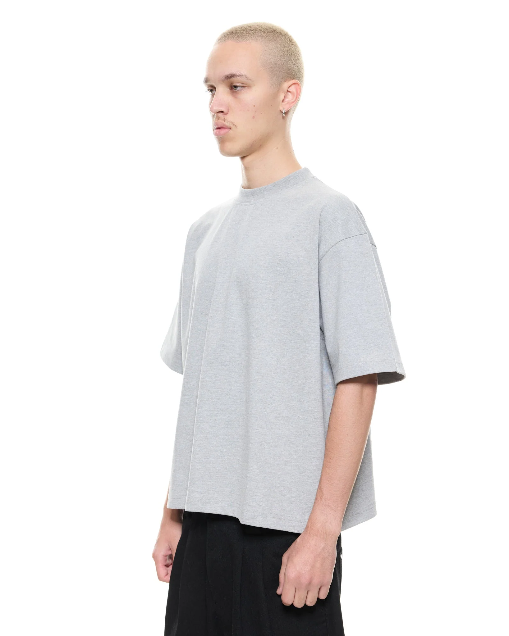 SIGNATURE BLANK T-SHIRT - MARLE GREY - Image 3