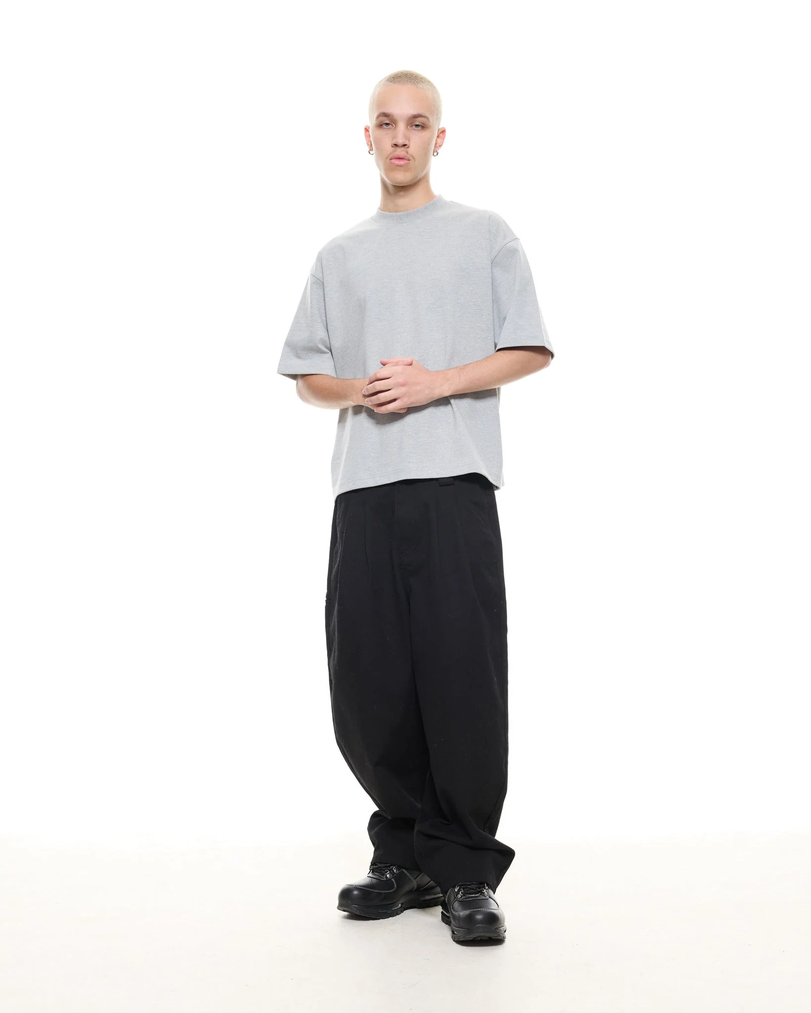 SIGNATURE BLANK T-SHIRT - MARLE GREY - Image 5