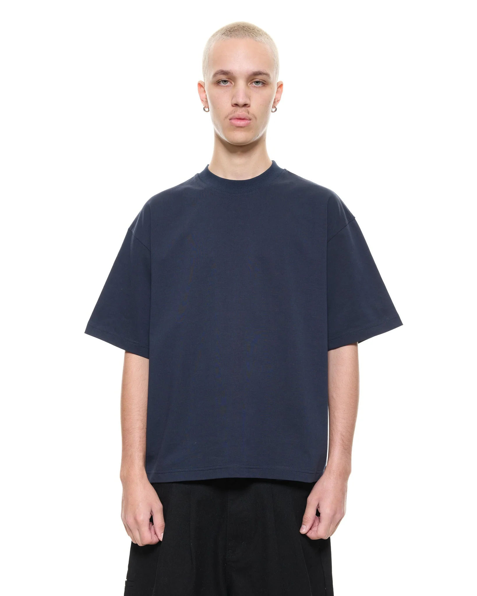 SIGNATURE BLANK T-SHIRT - NAVY - Image 2