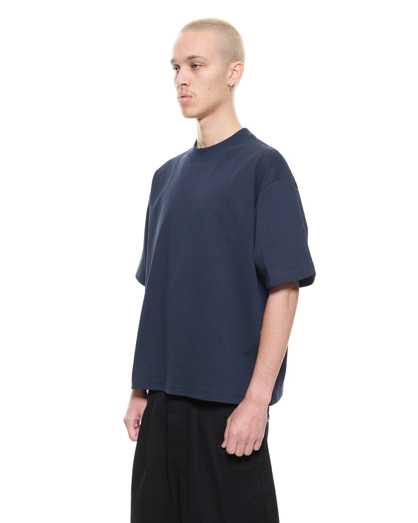 SIGNATURE BLANK T-SHIRT - NAVY - Image 3
