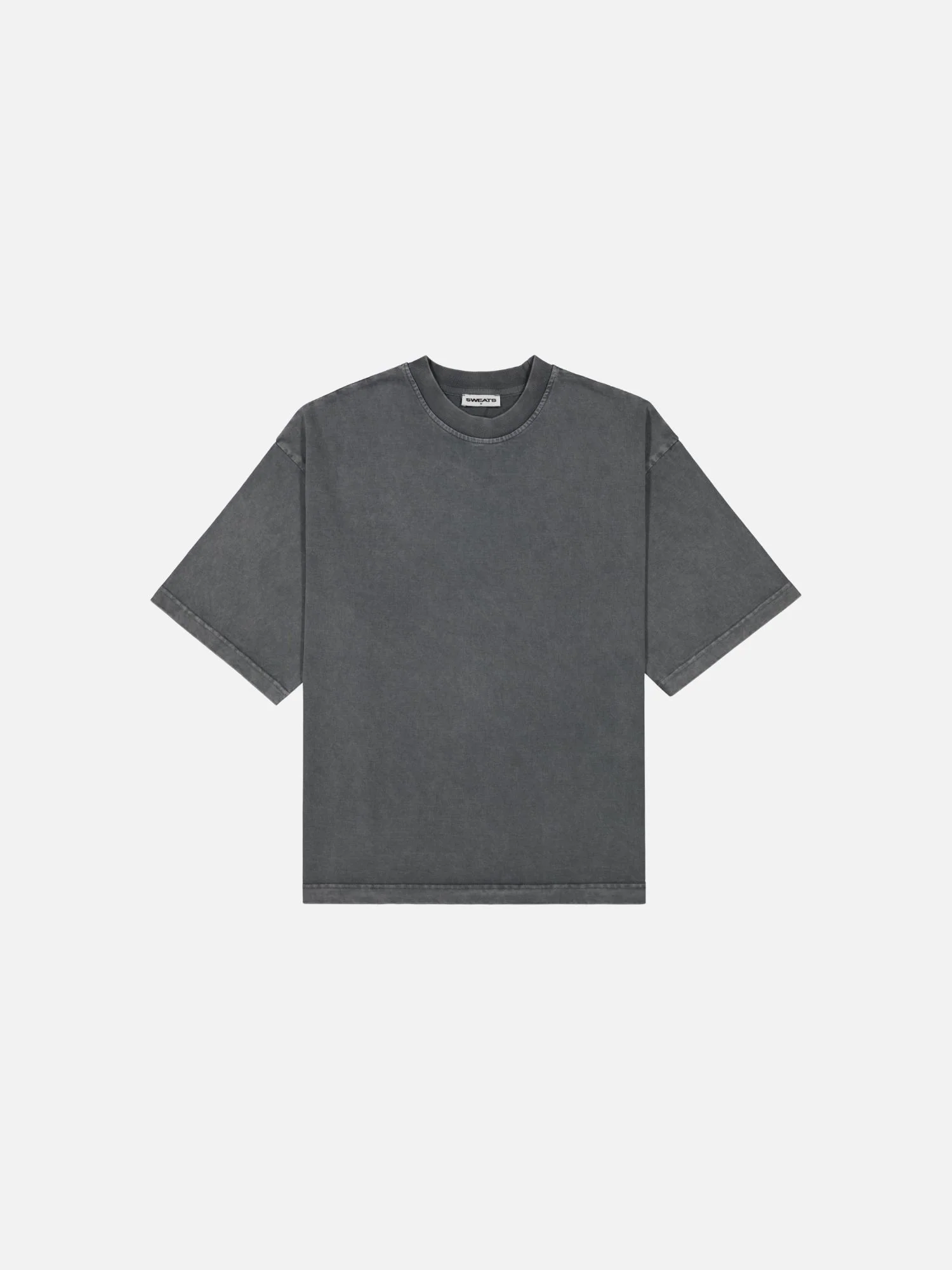 SIGNATURE BLANK T-SHIRT - WASHED GREY