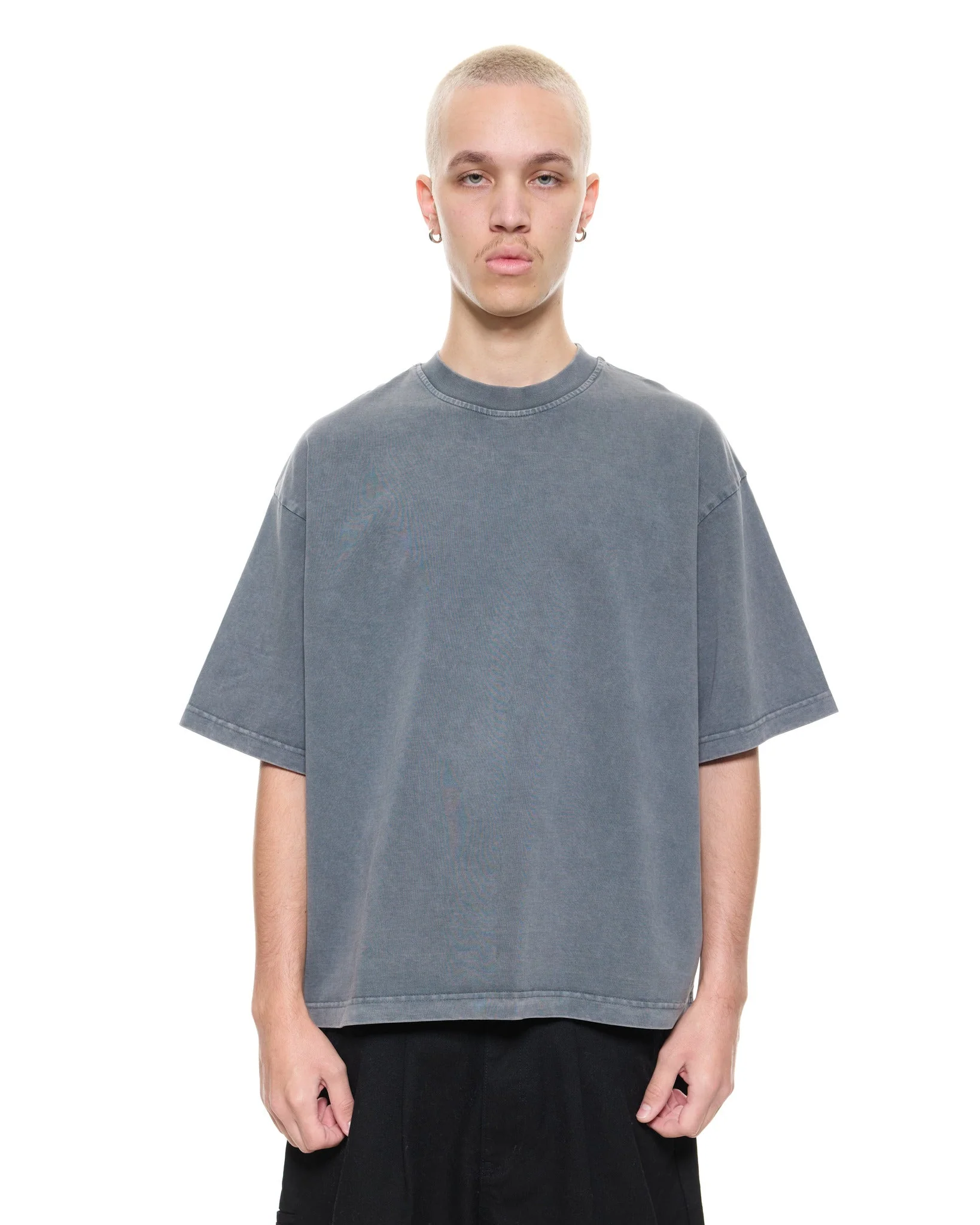 SIGNATURE BLANK T-SHIRT - WASHED GREY - Image 2